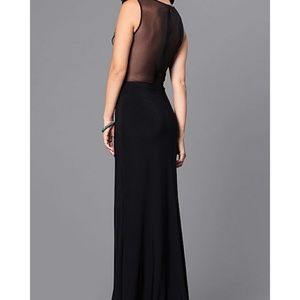 B. Darlin Jeweled Gown w/ sheer back